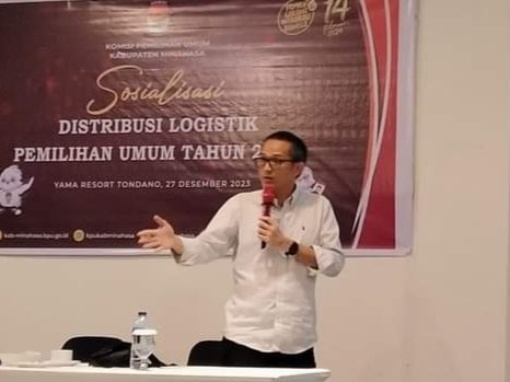 KPU Minahasa Pastikan Distribusi Logistik Tiba Sebelum H-1