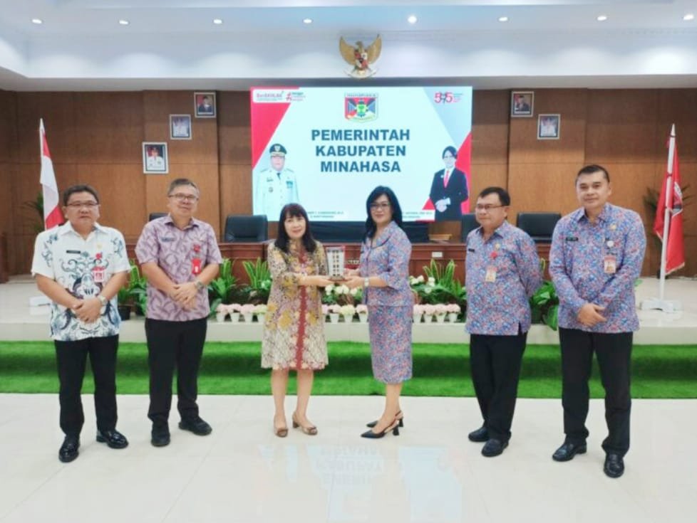 Sekda Minahasa, Lynda Watania Terima Kunjungan Studi Banding Pemkab Minsel