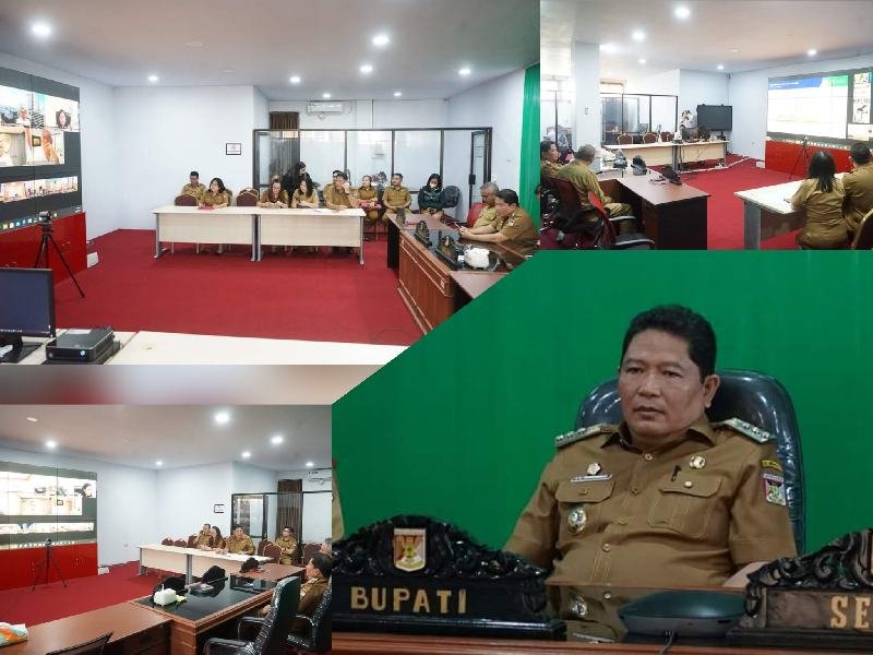 Ikuti Rakor Kemendagri, Pj. Bupati Minahasa Dukung Kebijakan Pengendalian Inflasi