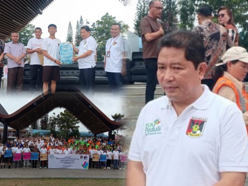 Bupati Minahasa Buka Kegiatan World Clean Up Day 2024 di Tondano