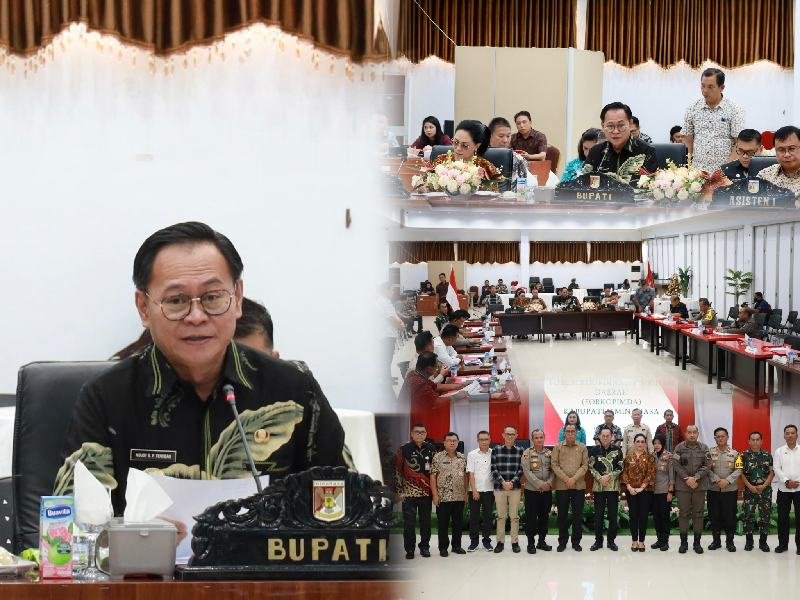 Pj. Bupati Minahasa Noudy Tendean Pimpin Rapat Forkopimda Minahasa Bahas Persiapan Pilkada 2024