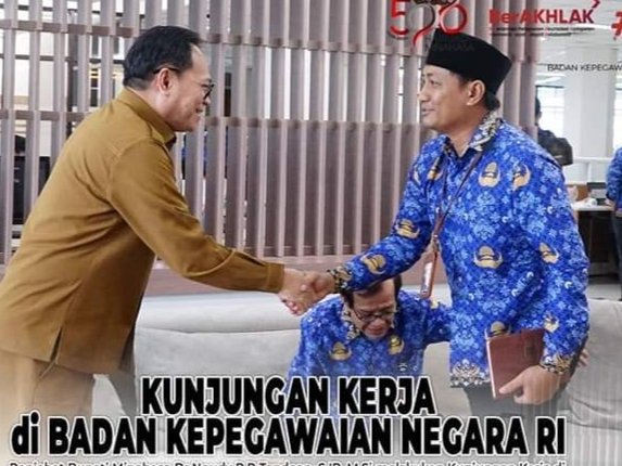 Pj. Bupati Minahasa, Dr. Noudy Tendean Lakukan Kunjungan Kerja ke Badan Kepegawaian Negara RI