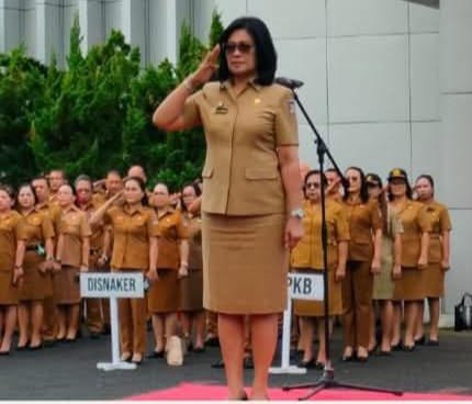 Sekda Minahasa Pimpin Apel Kerja Awal Bulan Februari, Tekankan Disiplin dan Kesiapan Administrasi