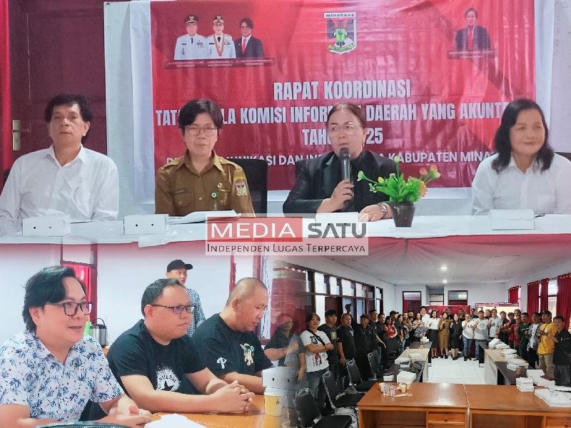 Pemkab Minahasa Gelar Rakor Tata Kelola Komisi Informasi Daerah Tahun 2025