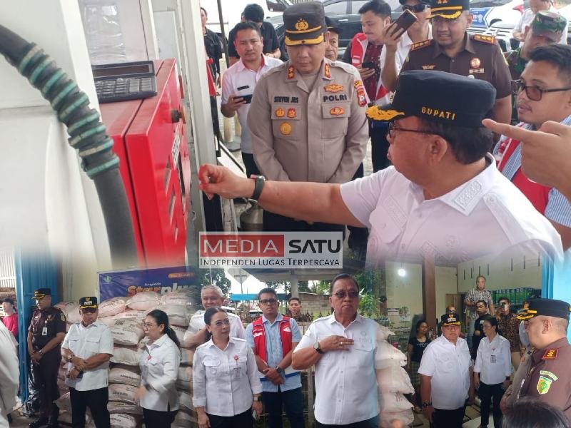 RD-Vasung Bersama Forkopimda Sidak LPG 3 Kg, BBM, dan Pupuk Bersubsidi di Langowan
