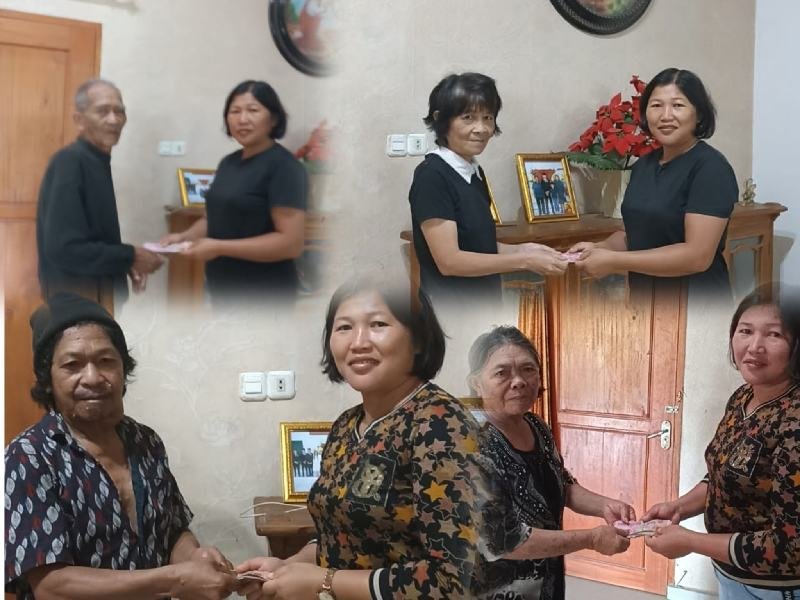 Desa Taraitak Satu Bagikan BLT Kepada 27 KPM