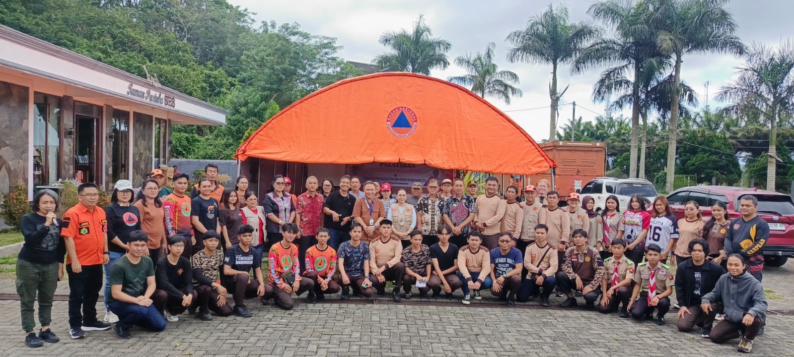Wabup Minahasa Buka Pelatihan Mitigasi Bencana Bersama Pramuka di Tompaso