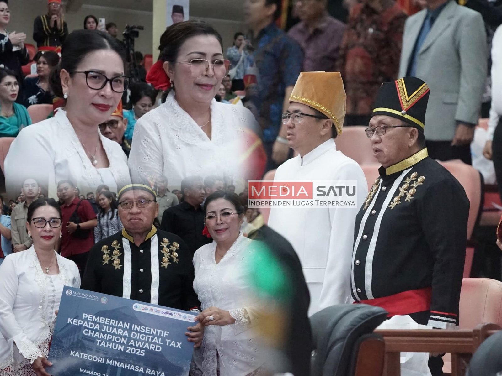 Bupati dan Wabup Minahasa Hadiri HUT ke-61 Provinsi Sulut