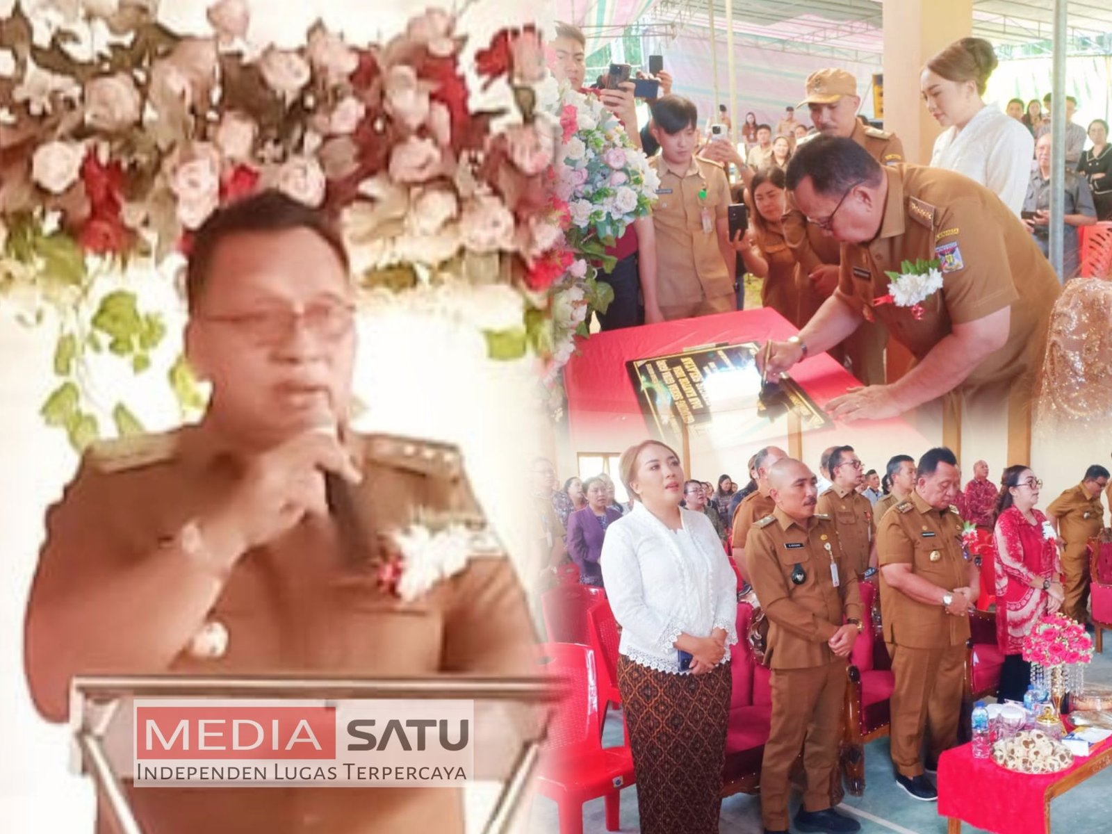 Bupati Minahasa Resmikan Gedung Serbaguna dan Kantor Desa Raringis Selatan