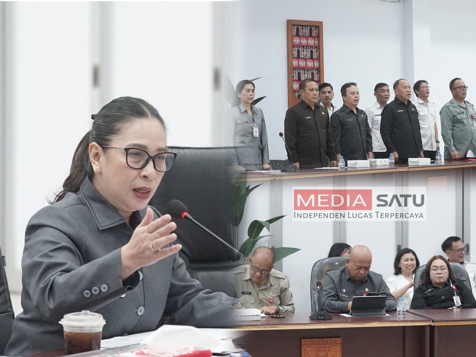 Wabup Minahasa Pimpin Rapat Evaluasi MCSP 2025