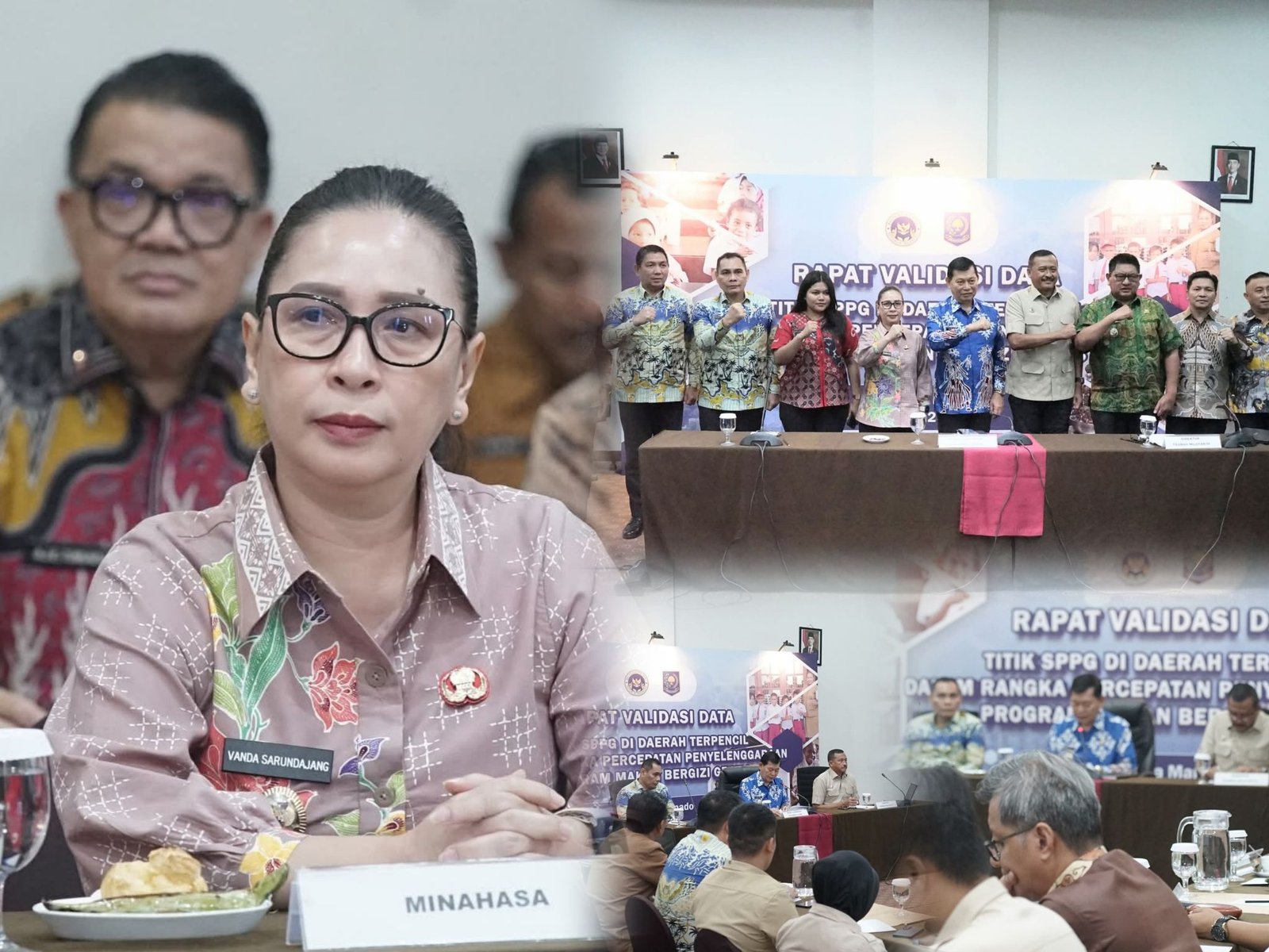 Wabup Minahasa Hadiri Rapat Validasi Data Titik SPPG untuk Percepatan Program MBG