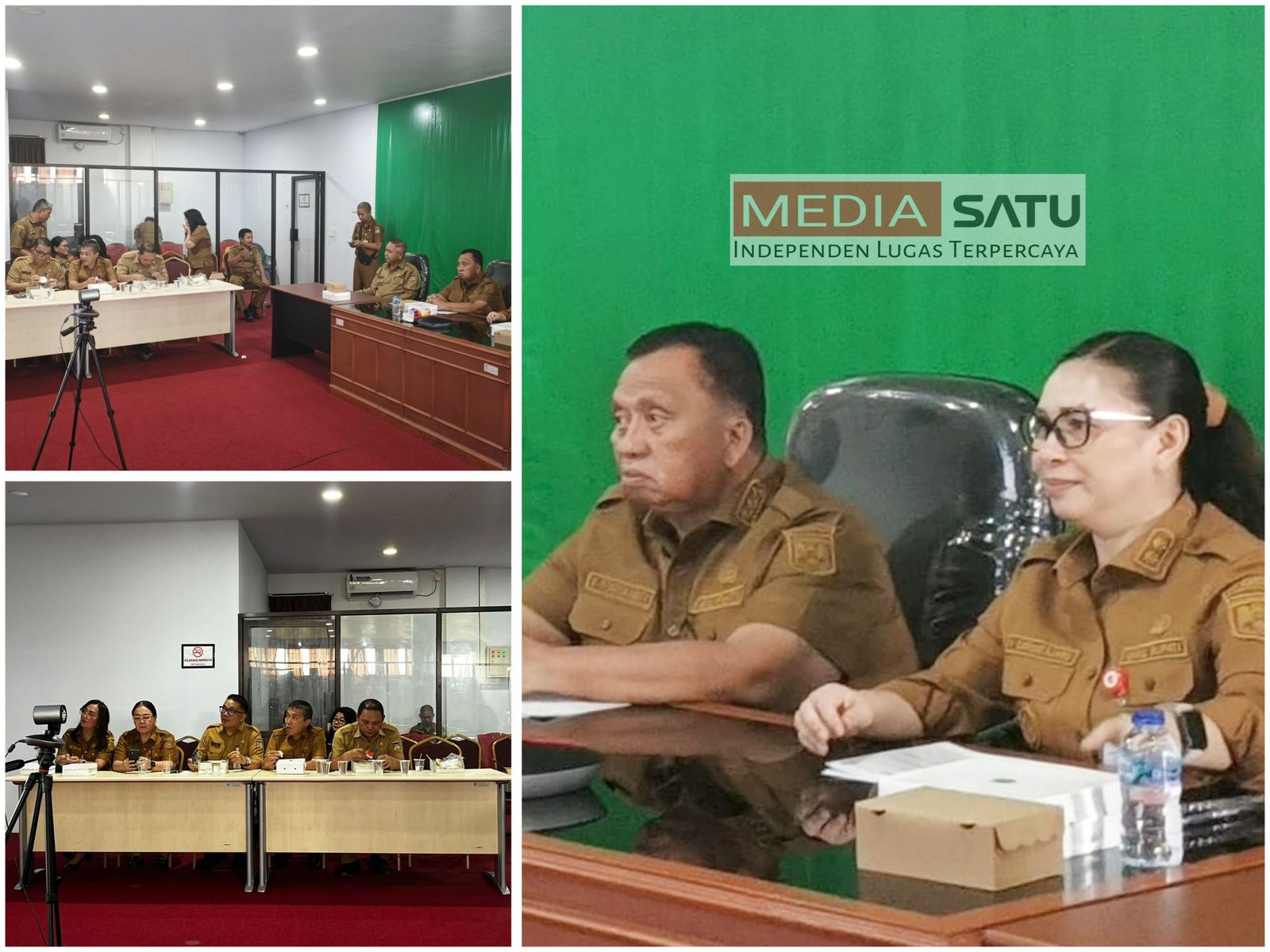 Bupati dan Wakil Bupati Minahasa Ikuti Rakor Pengendalian Inflasi dan Strategi Pertumbuhan Ekonomi Nasional