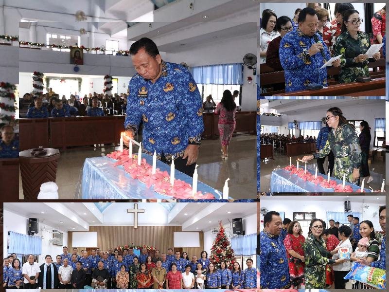 Pemkab Minahasa Mulai Gelar Safari Natal, Bupati RD Ajak Warga Maknai Natal dengan Kesederhanaan
