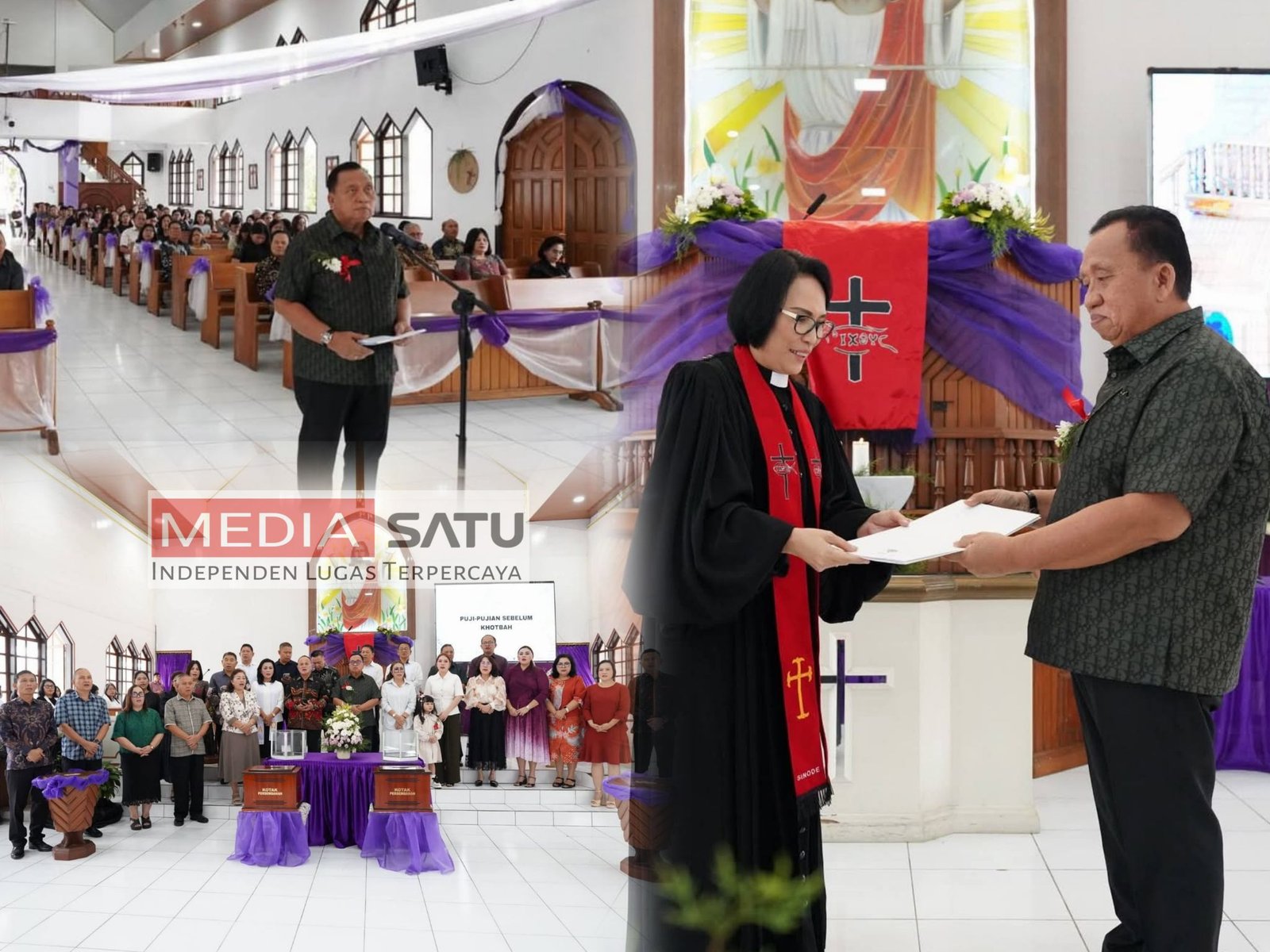 Bupati Minahasa Robby Dondokambey Resmi Penasihat BPMJ GMIM Moria Sasaran