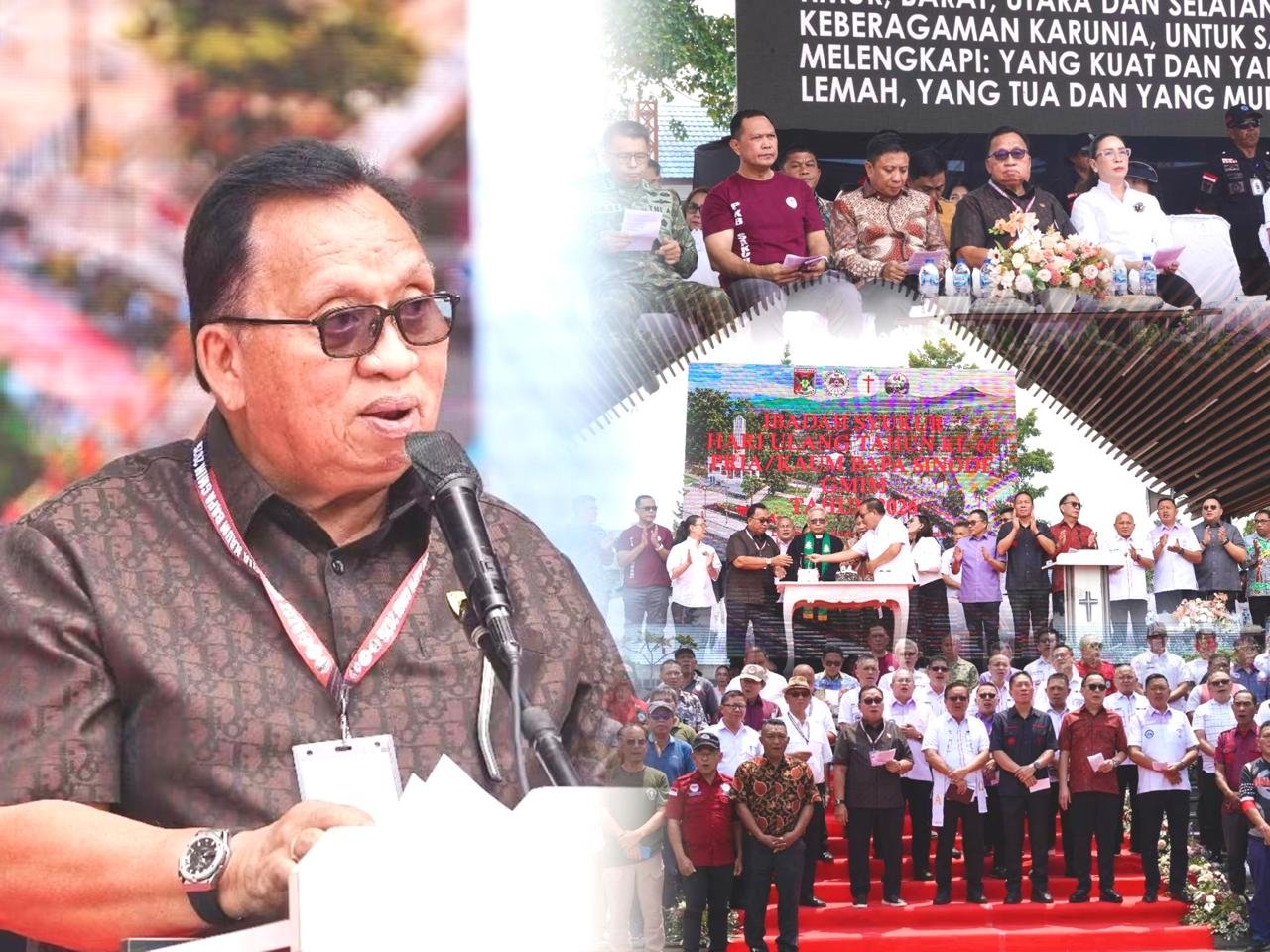 Bupati Robby Dondokambey Ajak P/KB Sinode GMIM Kokoh dalam Iman dan Unggul dalam Pelayanan