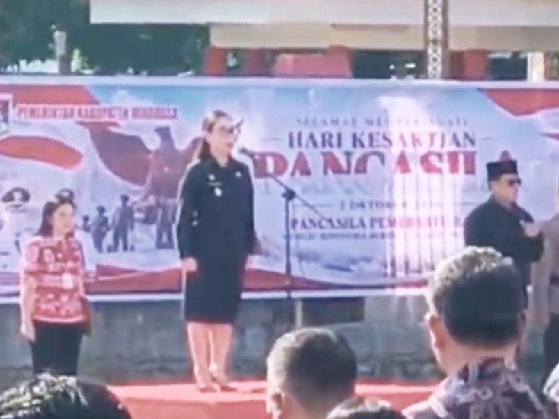 Wabup Vanda Sarundajang Pimpin Upacara Hari Kesaktian Pancasila di Minahasa